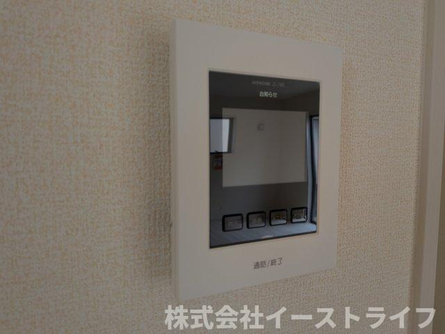 【新築戸建】　いわき市平中神谷第9　全2棟　長期優良住宅のセキュリティ|同社施工写真　お子さんのお留守番時など「知らない人が来たら出なくてもいい」と教育しておけば、防犯面でも格段に良くなります。