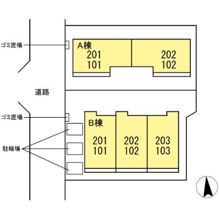 Ｌｅｃｔｉｏ　Aの区画図