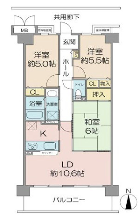 【間取り】の画像