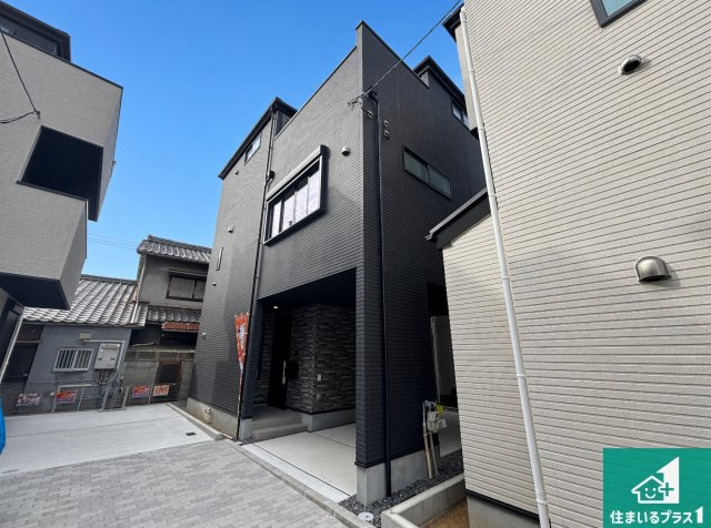 大阪市東住吉区公園南矢田　第1期　新築一戸建ての外観|お客様に長く安心して住んでいだだける事にこだわった家づくり！住んでからのアフターサービスにもしっかりと取り組んでいます！