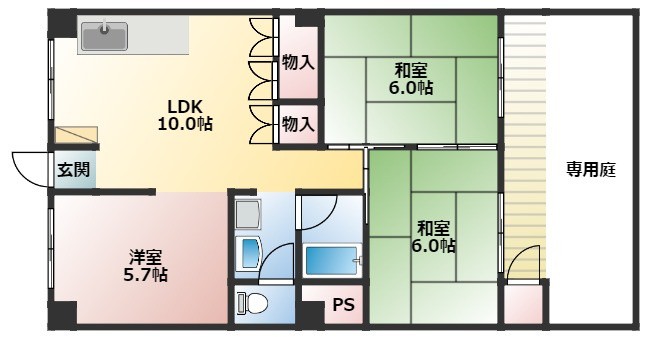 ネオライフマンション高槻の間取り