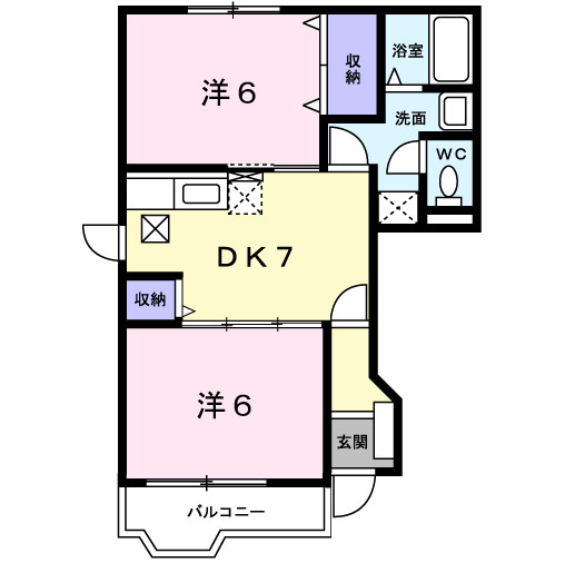 サンセットタウニーの間取り
