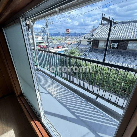 山之上北町戸建のバルコニー