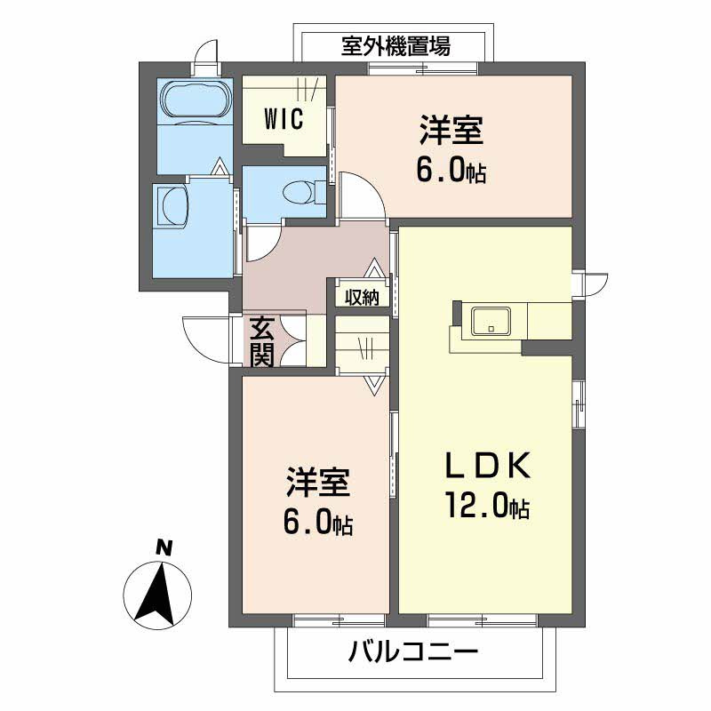 シャーメゾンＡＮＴＩＣＡ　 の間取り