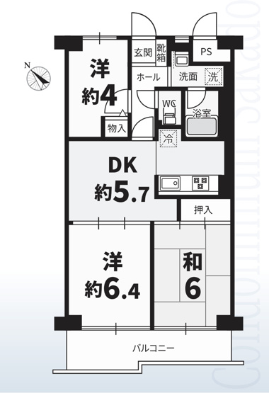 【間取り】 | コンドミニアム坂戸