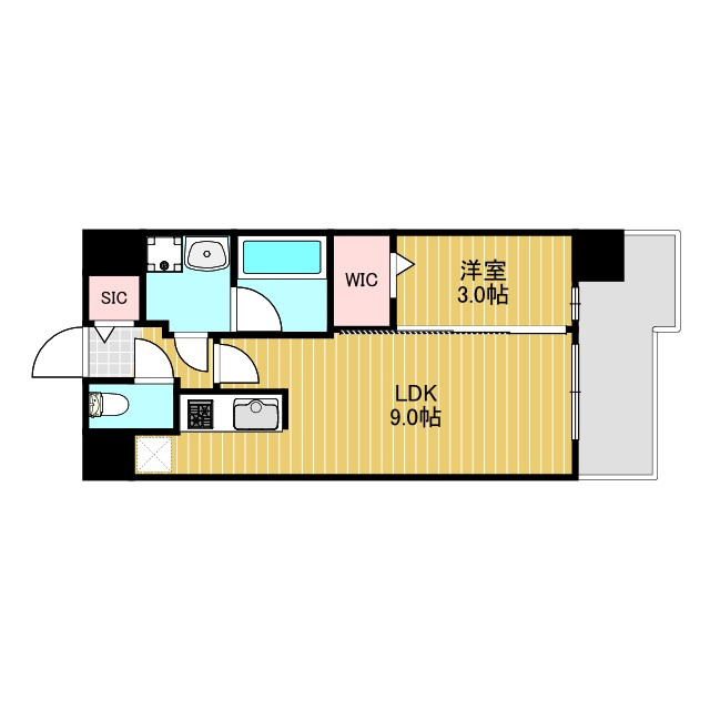 Attirant西三国の間取り