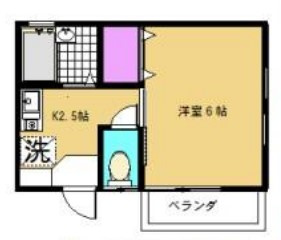 メゾン大内の間取り
