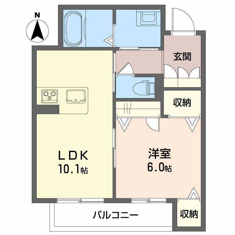 グランマスト今　Ｂ棟 の間取り