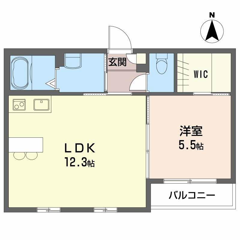 ラ・パルテール大元駅前　 の間取り