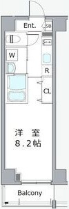 クレヴィスタ門前仲町グランの間取り|間取りです。
