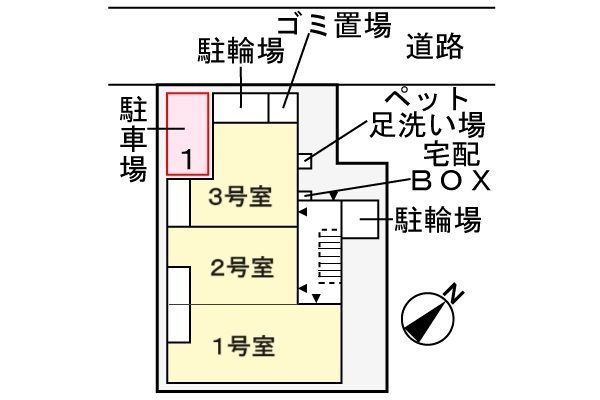 ヒカルサ西宮浜甲子園サウスの駐車場