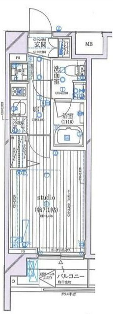 シティインデックス大井町の間取り|間取りです。