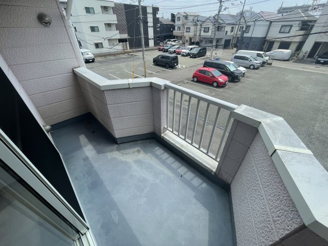 加島ツーフォーのバルコニー