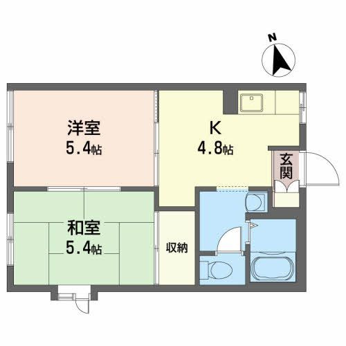 グランパティオ北上 Ｃの間取り