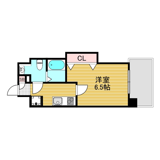 フレンシアノイエ東三国の間取り