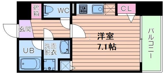 【間取り】 | エコロジー立売堀レジデンス