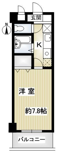 アンピール伏見桃山の間取り