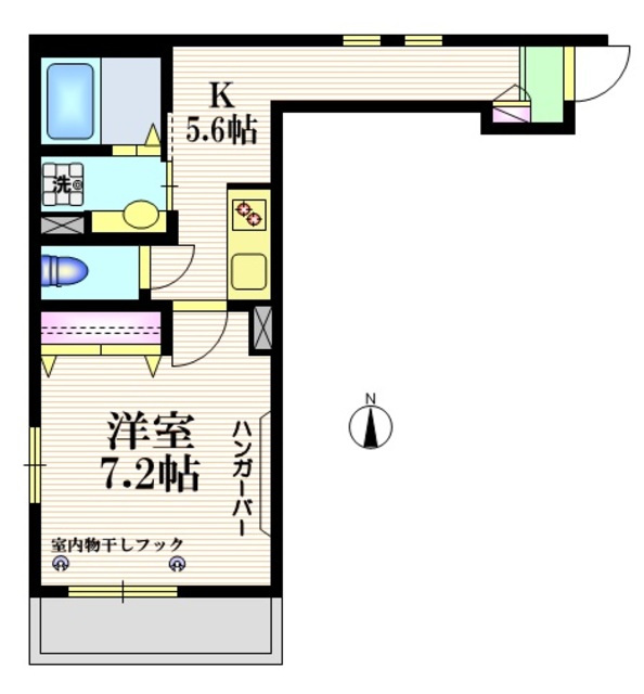 グリーン　シーズの間取り|【間取り】　南向き