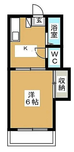 大井プチハウスの間取り|間取りです。