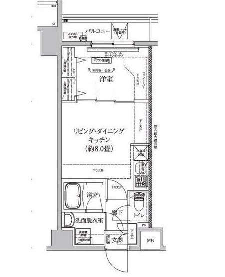 アイル　グランデ東京亀有の間取り|間取りです。