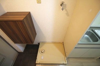 【設備】 | 萩コーポ | 洗濯機置き場は室内にあります♪