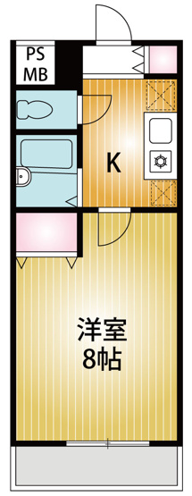【間取り】 | 萩コーポ