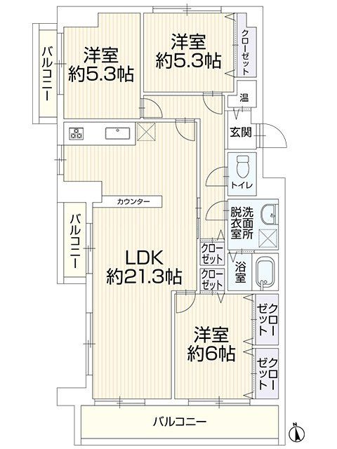 ロイヤルマンション小笹の間取り|間取り