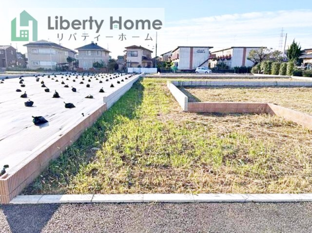 第1土浦市神立中央　新築戸建　3号棟の前面道路含む現地写真