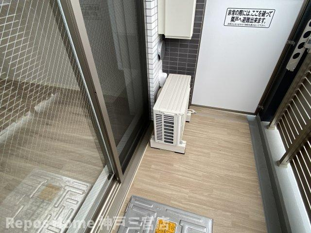 プレサンス神戸元町ミューズのバルコニー