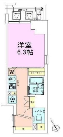 門前仲町レジデンス壱番館の間取り