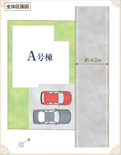 上尾市富士見２丁目274番　新築一戸建て　ハートフルタウン　01の区画図|1号棟