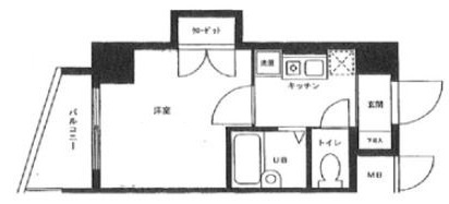 ステージファースト三宿の間取り|間取りです。