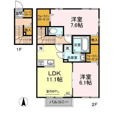 【間取り】 | エーデルⅢ