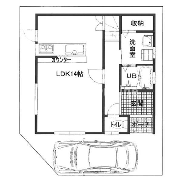 戸建住宅の区画図