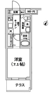 【間取り】 | フェリオ鵜の木