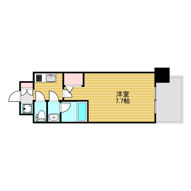 ファーストステージ江坂パークサイドの間取り