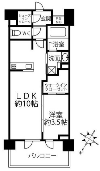 【間取り】 | 人気の１SＬＤＫのお部屋です！