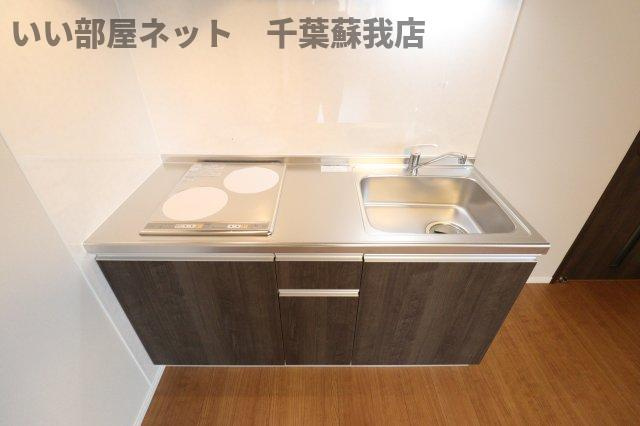 T’GardenAのキッチン|コンパクトなキッチンで掃除もラクラク