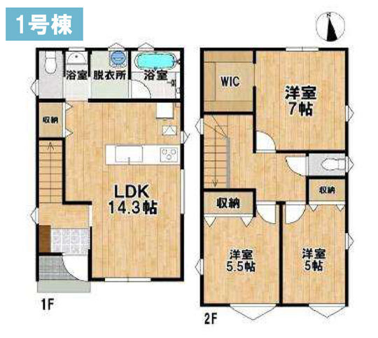宮城野区栄の間取り