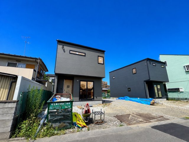 宮城野区栄の前面道路含む現地写真