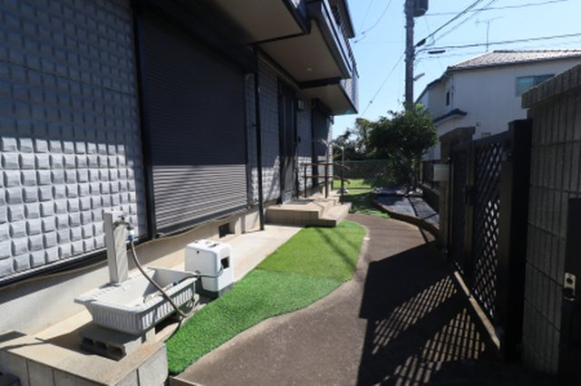 本町戸建て住宅の庭