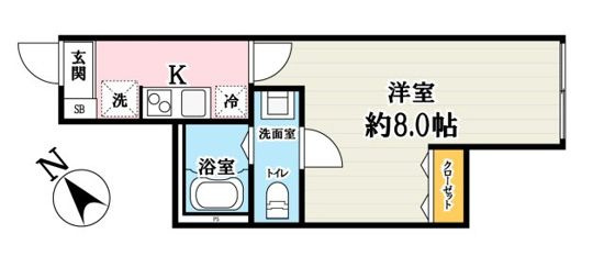 カフーティーダ和光市の間取り