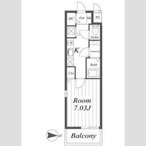 吹田市垂水町１丁目の賃貸マンションの間取り