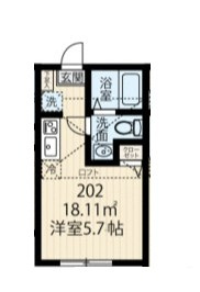 川崎市多摩区生田６丁目のアパートの間取り