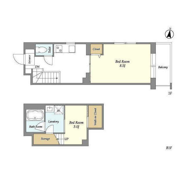 ＣＯＲＶＡＬ三軒茶屋の間取り
