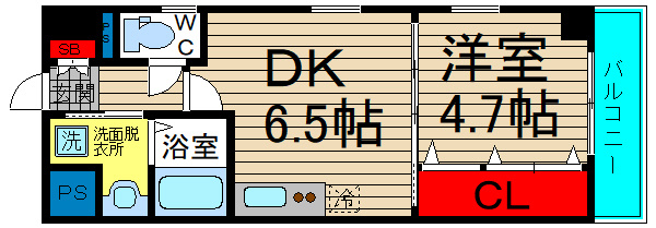 ビエラ江戸堀の間取り