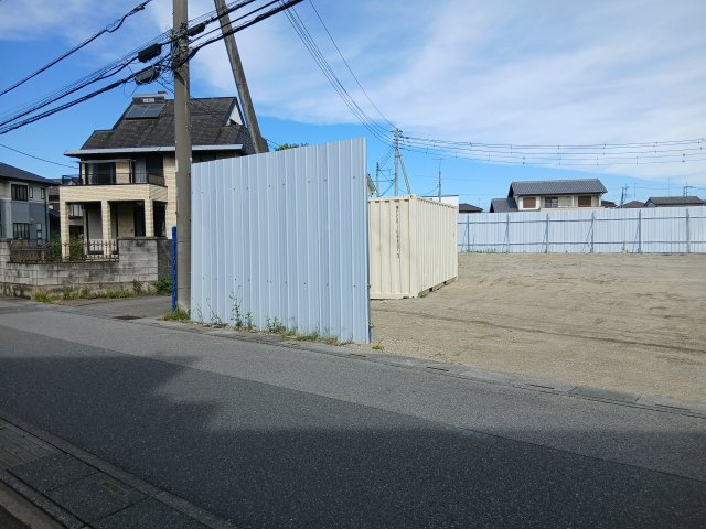 熊谷市新島　事務所付土地の外観