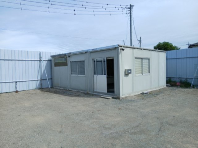 熊谷市新島　事務所付土地の外観