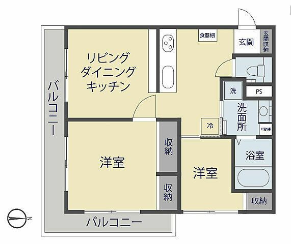 【間取り】 | 中央サニーコーポ