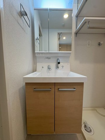 川崎市多摩区宿河原５丁目の賃貸マンションの洗面所